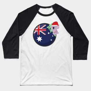 Christmas Koala Baseball T-Shirt